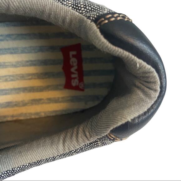 Levis Kids Sneakers Denim Chambray Multi Tonal  Lace Up Low Top Size US 6 - Picture 13 of 15